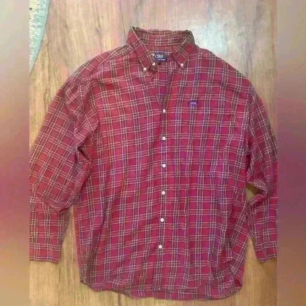Men’s XLT Chaps Ralph Lauren plaid button up